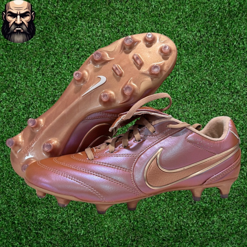 Nike Tiempo Ligera Pro LE Cleats Metallic Red Bronze IO9607-960 Men's Size 6